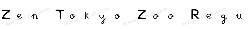 Zen Tokyo Zoo Regula字体转换